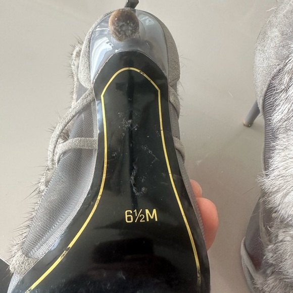 Charles Jourdan fur bootie - Picture 5 of 6